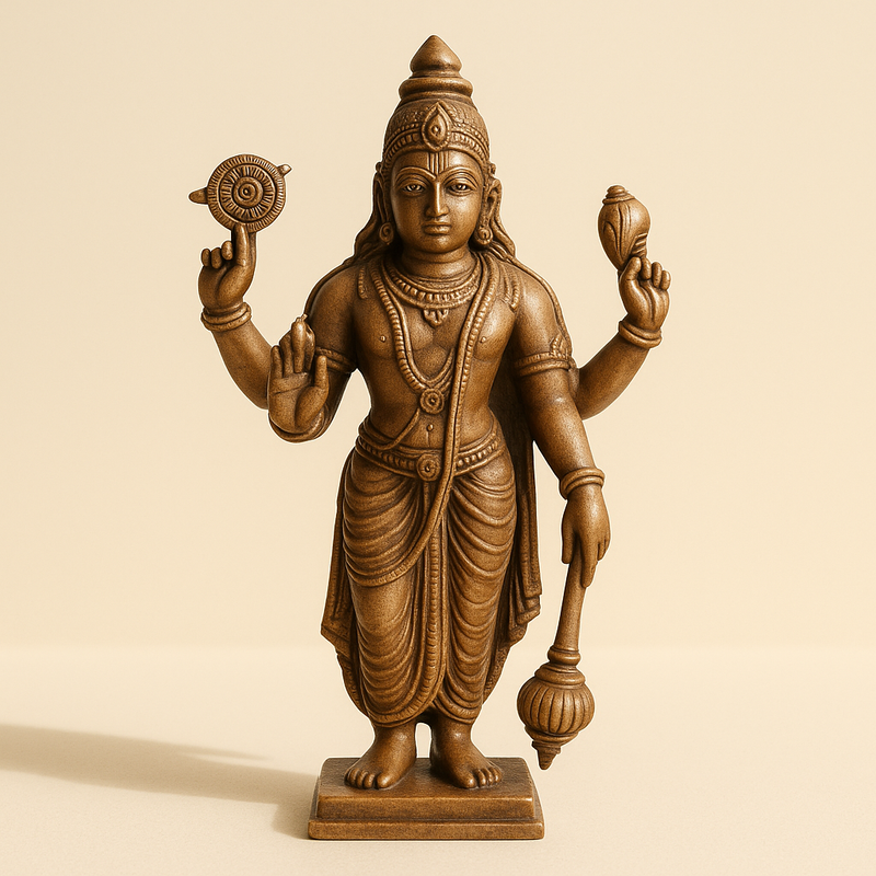 Sudarshan Chakra Vishnu idol